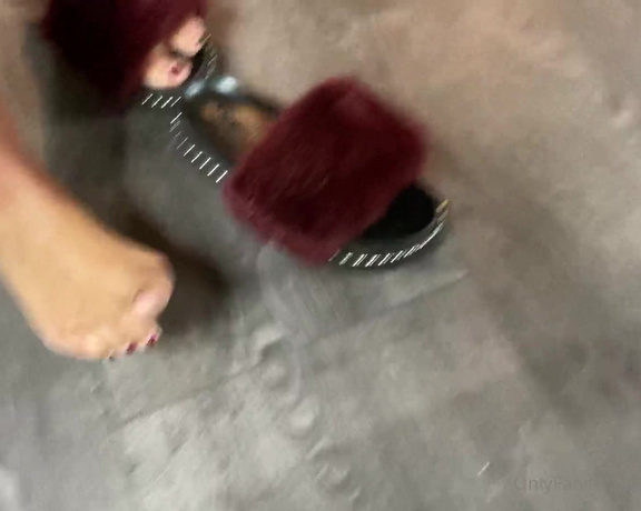 Mistress Eclipse aka mistresseeclips Femdom - 06-02-2021 OnlyFans Video - Fluffy shoes, dirty feet