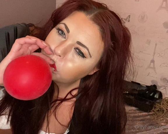 Mistress Eclipse aka mistresseeclips Femdom - 01-21-2021 OnlyFans Video - Balloon blowing then popping   and deflating the doll