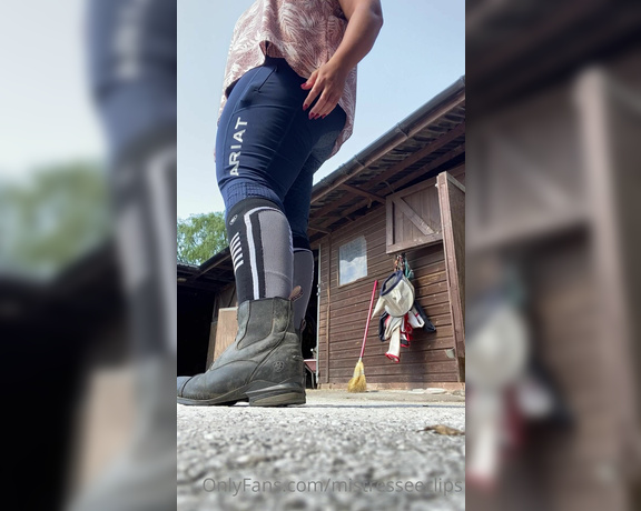 Mistress Eclipse aka mistresseeclips Femdom - 06-06-2021 OnlyFans Video - Ariat addict  Dirty Johdy boots, long socks amp riding tights