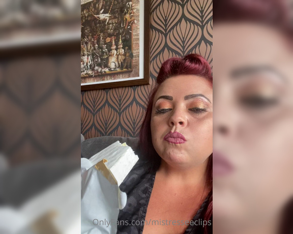 Mistress Eclipse aka mistresseeclips Femdom - 09-05-2021 OnlyFans Video - I just thought Id share this I bloody love cheese