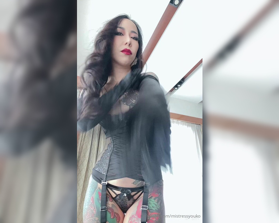 Mistress Youko aka mistressyouko Findom - 03-18-2024 OnlyFans Video - Imagine my satin gloved hands caressing your body, you will moan like a little slut