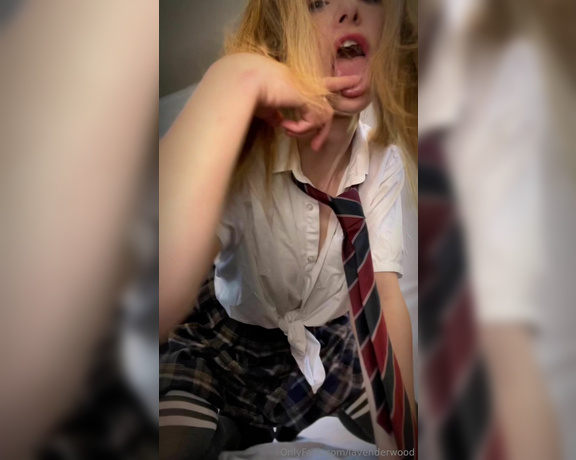 Lavender Wood aka lavenderwood Findom - 05-23-2024 OnlyFans Video - Who wants to see this little bratty girl get trashed New vid coming soon