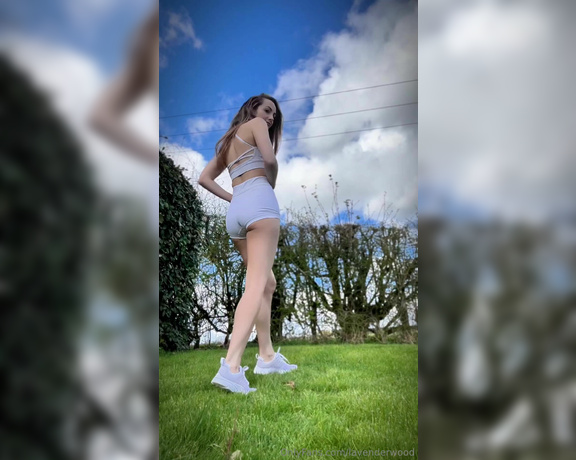 Lavender Wood aka lavenderwood Findom - 04-12-2024 OnlyFans Video - Getting a little cheekier in the sunshine