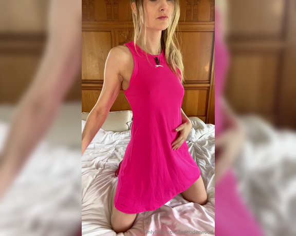 Lavender Wood aka lavenderwood Findom - 04-14-2024 OnlyFans Video - I do kinda like this outfit, but I think its the fluorescent thong that makes it