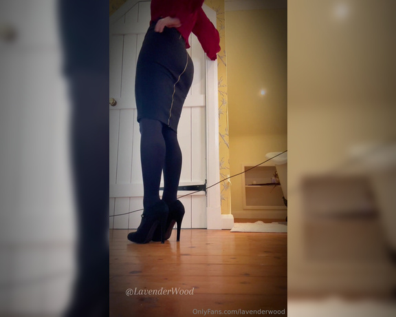 Lavender Wood aka lavenderwood Findom - 10-29-2024 OnlyFans Video - Time to get the heels out