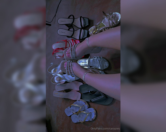 Caropies aka caropies Foot Fetish - 07-31-2024 OnlyFans Video - Colección pequeña jaja