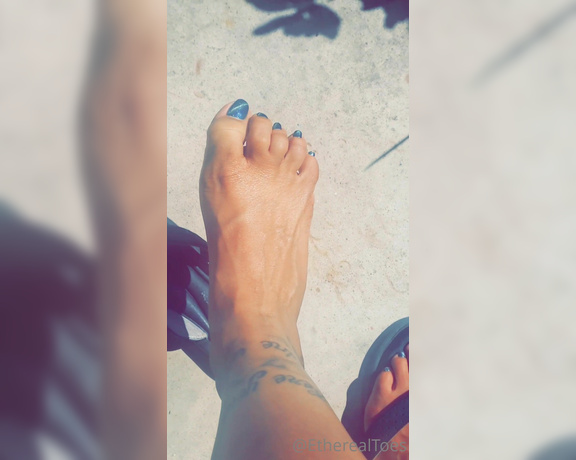 EtherealToes aka etherealtoes Foot Fetish - 09-27-2020 OnlyFans Video - footporn That lil footslut might have started something  thats a natural bling from a natural