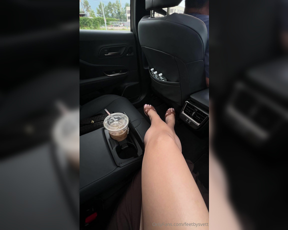 Feetbysvett aka feetbysvett Foot Fetish - 06-03-2024 OnlyFans Video - babe, can you get on your knees in this car and worship me