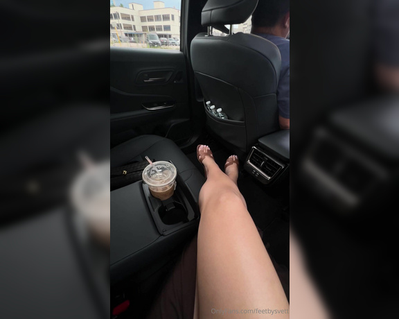 Feetbysvett aka feetbysvett Foot Fetish - 06-03-2024 OnlyFans Video - babe, can you get on your knees in this car and worship me