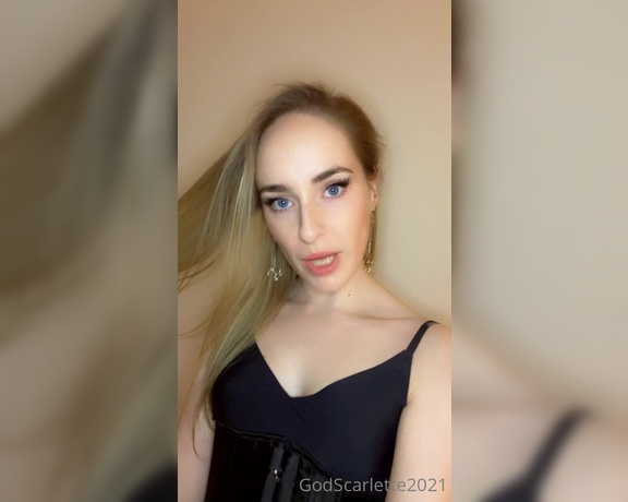 God Scarlette aka godscarlette Findom - 04-05-2022 OnlyFans Video - Kinda fancy using  degrading a few lucky, inferior males this evening