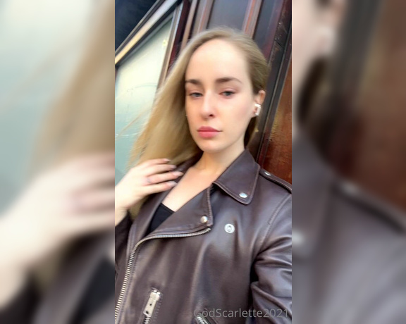 God Scarlette aka godscarlette Findom - 12-17-2021 OnlyFans Video - All leather OOTD