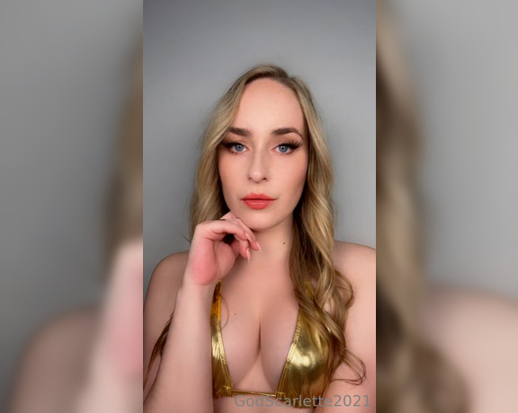 God Scarlette aka godscarlette Findom - 02-26-2023 OnlyFans Video - Sundays are for worship, and so here are your Sunday beta mantras