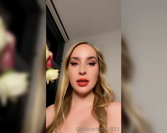 God Scarlette aka godscarlette Findom - 03-29-2023 OnlyFans Video - Show Me how badly you need that mind rewired and reprogrammed