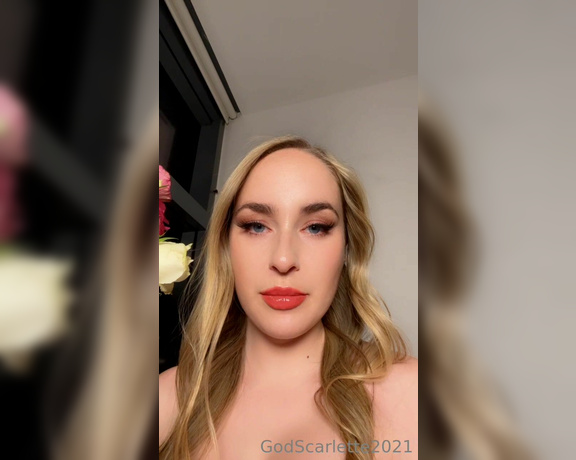 God Scarlette aka godscarlette Findom - 03-29-2023 OnlyFans Video - Show Me how badly you need that mind rewired and reprogrammed