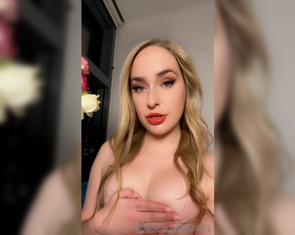 God Scarlette aka godscarlette Findom - 03-28-2023 OnlyFans Video - you should be using those slut holes to make more cash for God, sissy slut