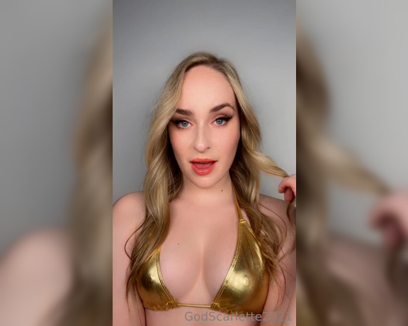 God Scarlette aka godscarlette Findom - 02-18-2023 OnlyFans Video - Online