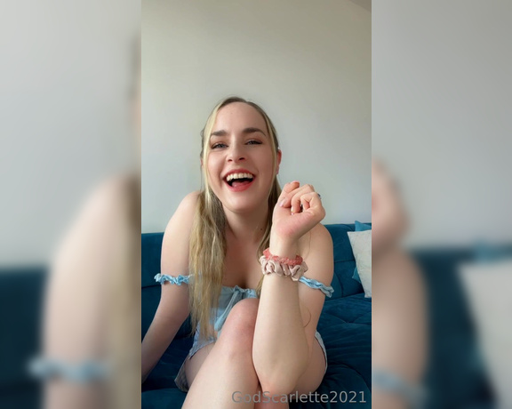 God Scarlette aka godscarlette Findom - 05-11-2023 OnlyFans Video - HAHAHA That rancid little maggot dick couldnt satisfy a Woman if your beta life depended on