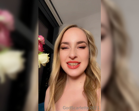 God Scarlette aka godscarlette Findom - 03-30-2023 OnlyFans Video - The truth about that vile thing between your legs