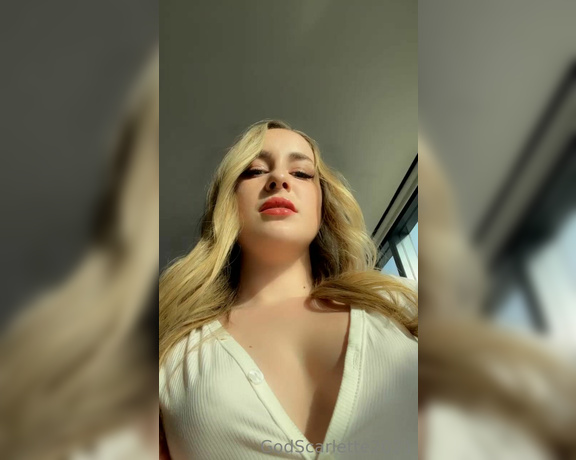 God Scarlette aka godscarlette Findom - 05-27-2023 OnlyFans Video - How badly will you make it hurt for your sadistic, Lesbian Goddess I know you want