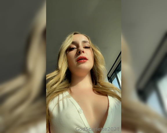 God Scarlette aka godscarlette Findom - 05-27-2023 OnlyFans Video - How badly will you make it hurt for your sadistic, Lesbian Goddess I know you want