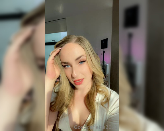 God Scarlette aka godscarlette Findom - 05-28-2023 OnlyFans Video - ALL male dicks are disgusting, useless amp hideous to Lesbian Goddesses like Me