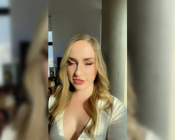 God Scarlette aka godscarlette Findom - 05-28-2023 OnlyFans Video - ALL male dicks are disgusting, useless amp hideous to Lesbian Goddesses like Me