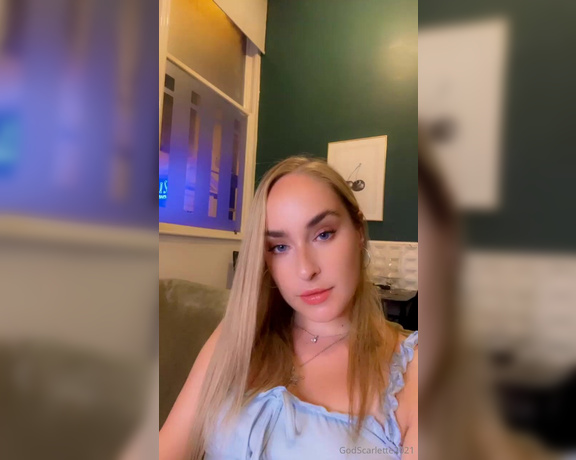 God Scarlette aka godscarlette Findom - 09-07-2023 OnlyFans Video - Im not going to let you back out of this