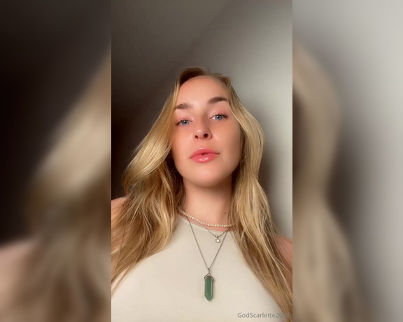 God Scarlette aka godscarlette Findom - 09-18-2023 OnlyFans Video - POV its time for your breakfast, bitch open wide amp take Gods spit right down your