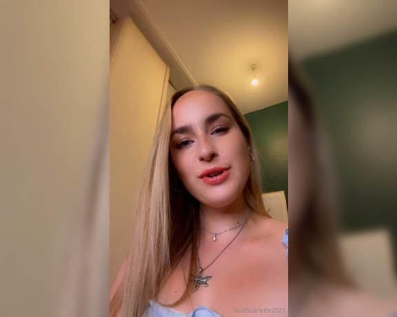 God Scarlette aka godscarlette Findom - 09-01-2023 OnlyFans Video - For My lucky, locked up chastity bitches