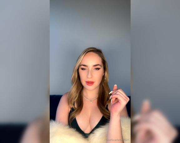 God Scarlette aka godscarlette Findom - 01-01-2024 OnlyFans Video - your slave New Years Resolutions