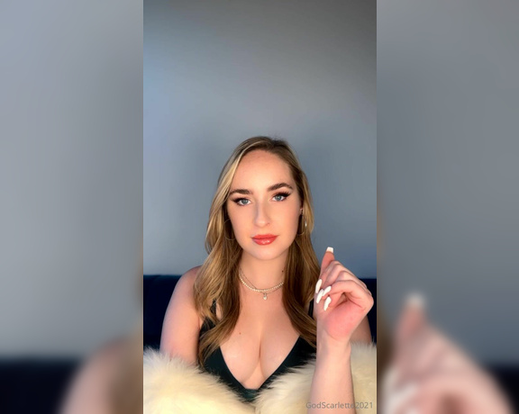 God Scarlette aka godscarlette Findom - 01-01-2024 OnlyFans Video - your slave New Years Resolutions