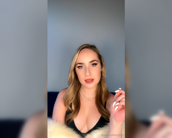 God Scarlette aka godscarlette Findom - 01-01-2024 OnlyFans Video - your slave New Years Resolutions