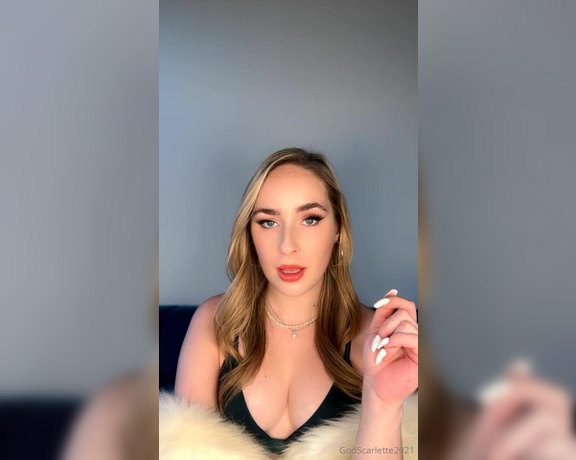 God Scarlette aka godscarlette Findom - 01-01-2024 OnlyFans Video - your slave New Years Resolutions