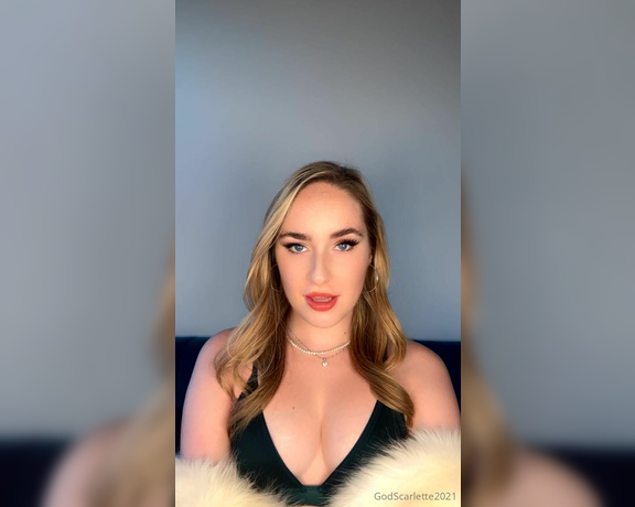 God Scarlette aka godscarlette Findom - 12-31-2023 OnlyFans Video - your explicit instructions this New Years Eve