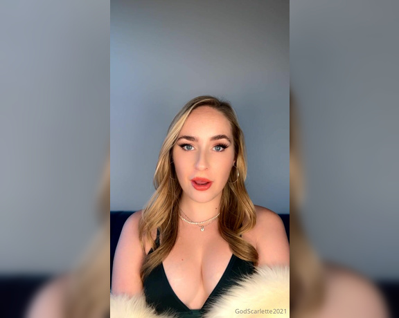 God Scarlette aka godscarlette Findom - 12-31-2023 OnlyFans Video - your explicit instructions this New Years Eve