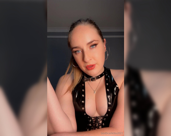 God Scarlette aka godscarlette Findom - 02-01-2024 OnlyFans Video - My mindfucked, rewired bitch, for life