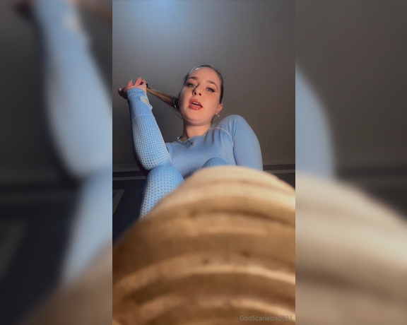 God Scarlette aka godscarlette Findom - 02-07-2024 OnlyFans Video - youre nothing more than an insignificant bug, stomped on by My gym trainers, disgarded in the