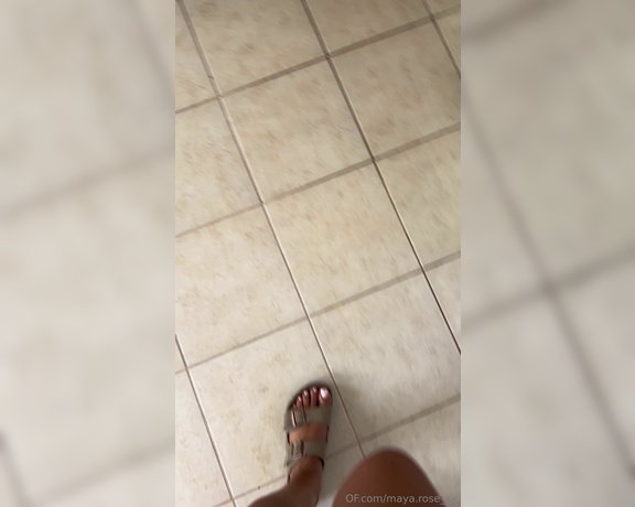 Maya Rose aka mayarose_xx Foot Fetish - 10-08-2024 OnlyFans Video - Let me take you on a walk while Im wearing my birks  youll also get