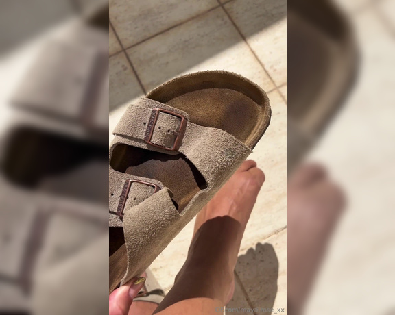 Maya Rose aka mayarose_xx Foot Fetish - 10-08-2024 OnlyFans Video - Let me take you on a walk while Im wearing my birks  youll also get