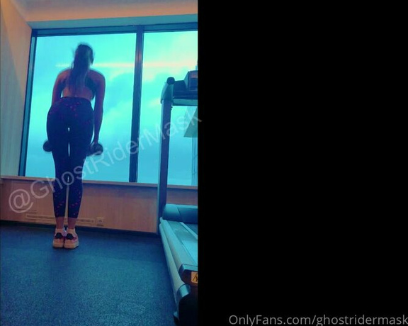 GhostRiderMask aka ghostridermask Femdom - 04-25-2021 OnlyFans Video - Fitness day exercise 1