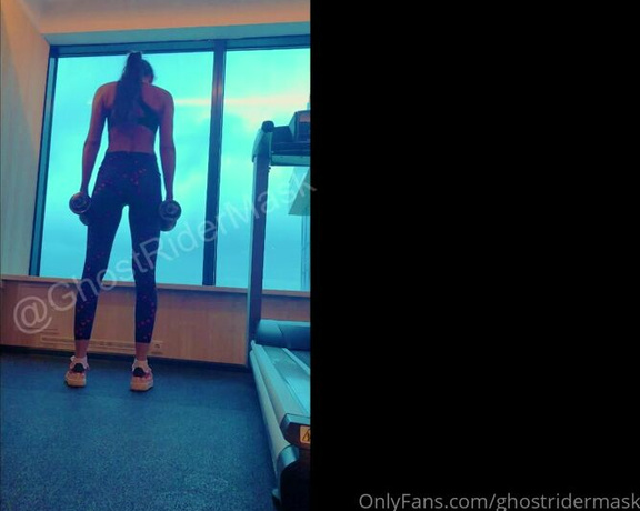 GhostRiderMask aka ghostridermask Femdom - 04-25-2021 OnlyFans Video - Fitness day exercise 1