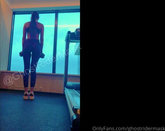 GhostRiderMask aka ghostridermask Femdom - 04-25-2021 OnlyFans Video - Fitness day exercise 1