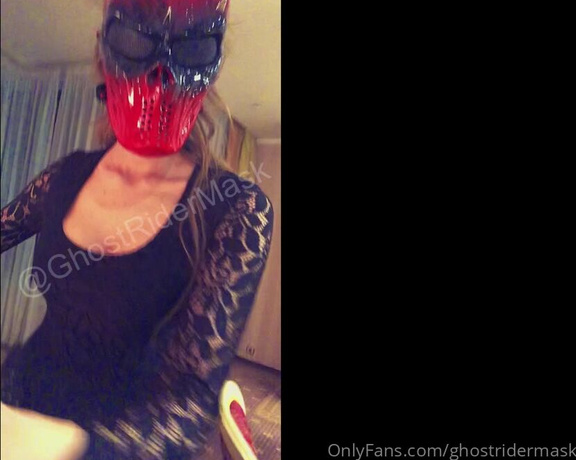 GhostRiderMask aka ghostridermask Femdom - 04-25-2021 OnlyFans Video - Behind the scenes of my hot video in my black dress