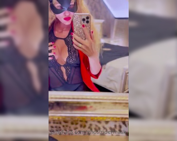 GhostRiderMask aka ghostridermask Femdom - 02-28-2023 OnlyFans Video - Do you like this style  Im ready for pegging in this mask  Or you