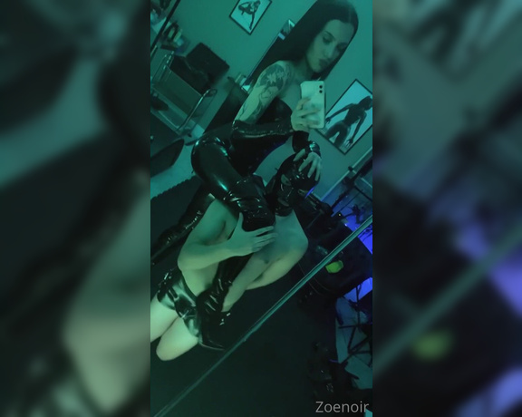 Mistress Zoe Noir aka zoenoir Femdom - 05-13-2021 OnlyFans Video - Should I even caption this