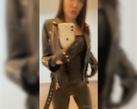 Mistress Zoe Noir aka zoenoir Femdom - 04-03-2021 OnlyFans Video - Biker girl of your wet dreams