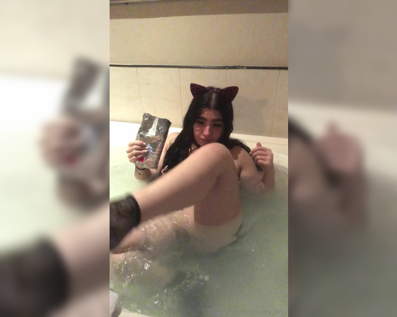 Babyanz aka baby_anz Findom - 01-23-2024 OnlyFans Video - Lechita y cereal para la gatita hot