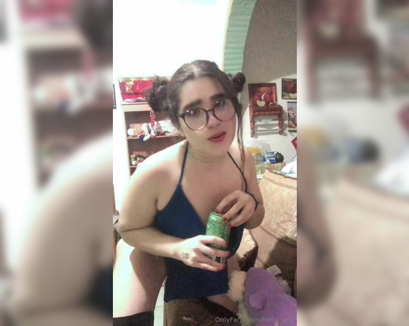 Babyanz aka baby_anz Findom - 12-25-2023 OnlyFans Video - Noche demasiado buena  Pezoncitos y chela