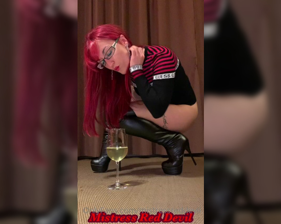 Mistress Red Devil aka mistressreddevil Femdom - 12-09-2020 OnlyFans Video - Alla salute