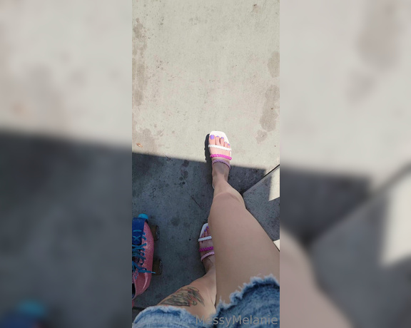 Messy Melanie aka messymelanie Foot Fetish - 06-29-2023 OnlyFans Video - Another day at the park